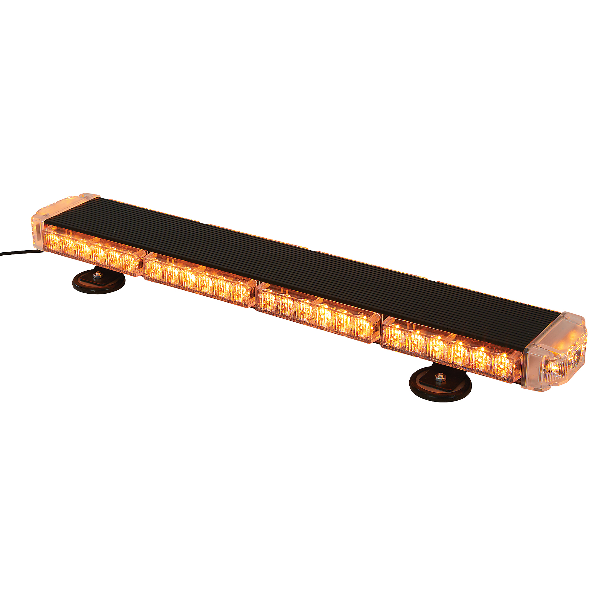 Strongway LED Warning Light Bar with Magnetic Base, 26.5in., 54 Watts, Clear Lens